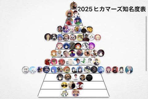 ファイル:2025ヒカマー知名度表.jpeg